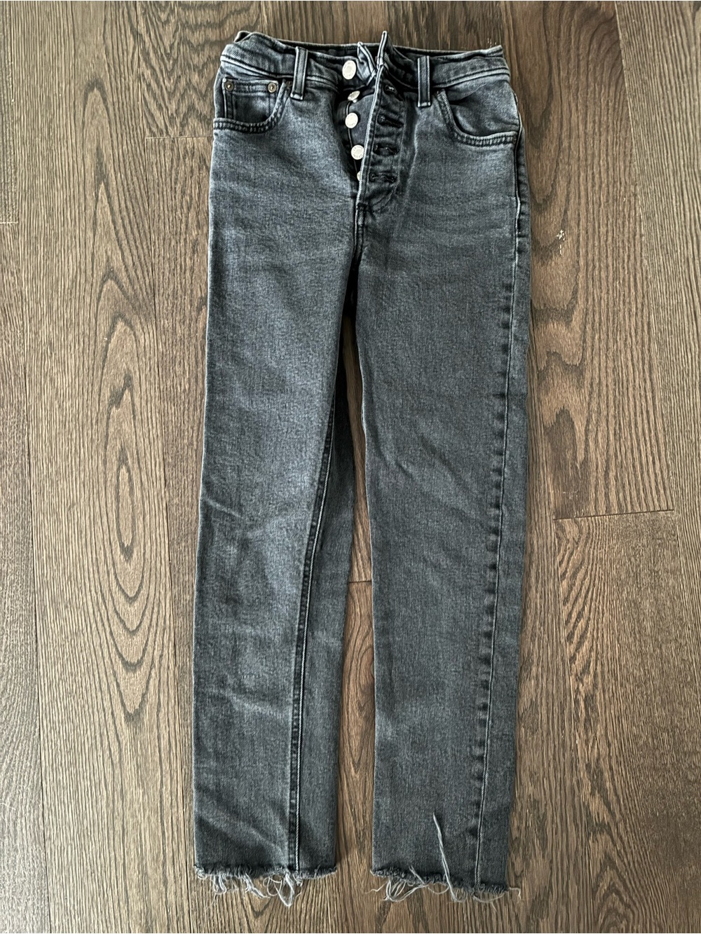 Denim Forum YOKO HIGH RISE Skinny Jeans - Washed Black